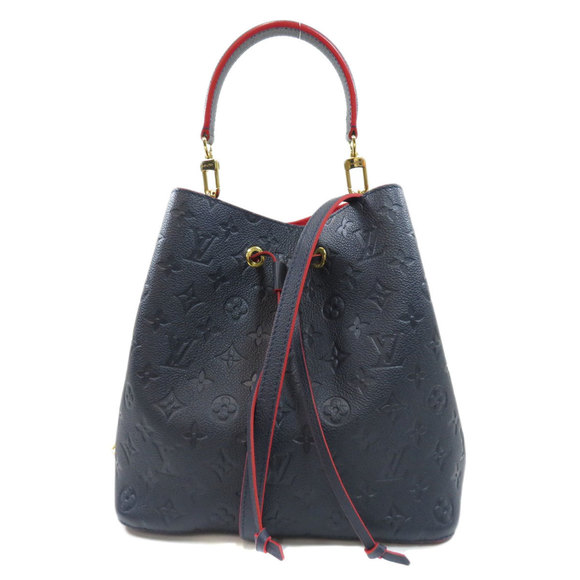Louis Vuitton Neonoe Emplant Marine Rouge Handbag Emplant - Picture 1 of 9
